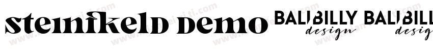 Steinfeld DEMO字体转换